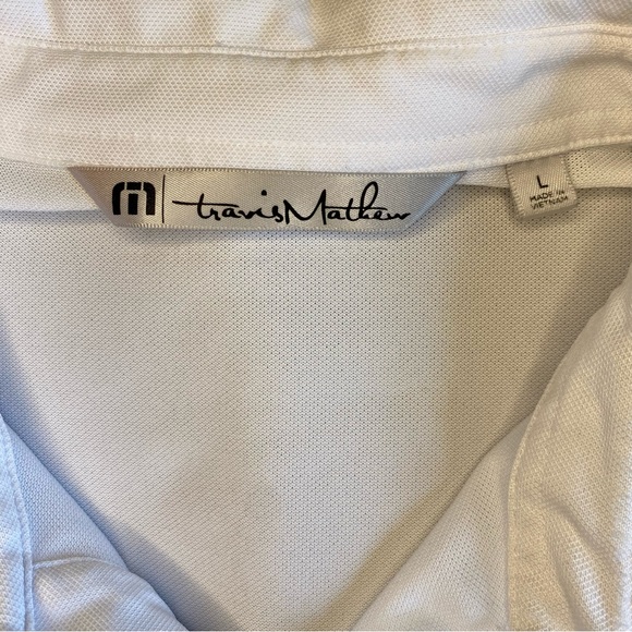 Travis Mathew Golf Polo Fox Racing Collab Men’s Size Large Striped Multicoloured - Picture 3 of 10